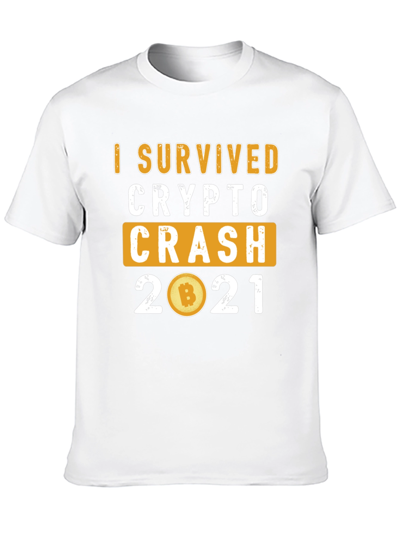 Camiseta Crypto Crash 2021: ¡Sobreviví!