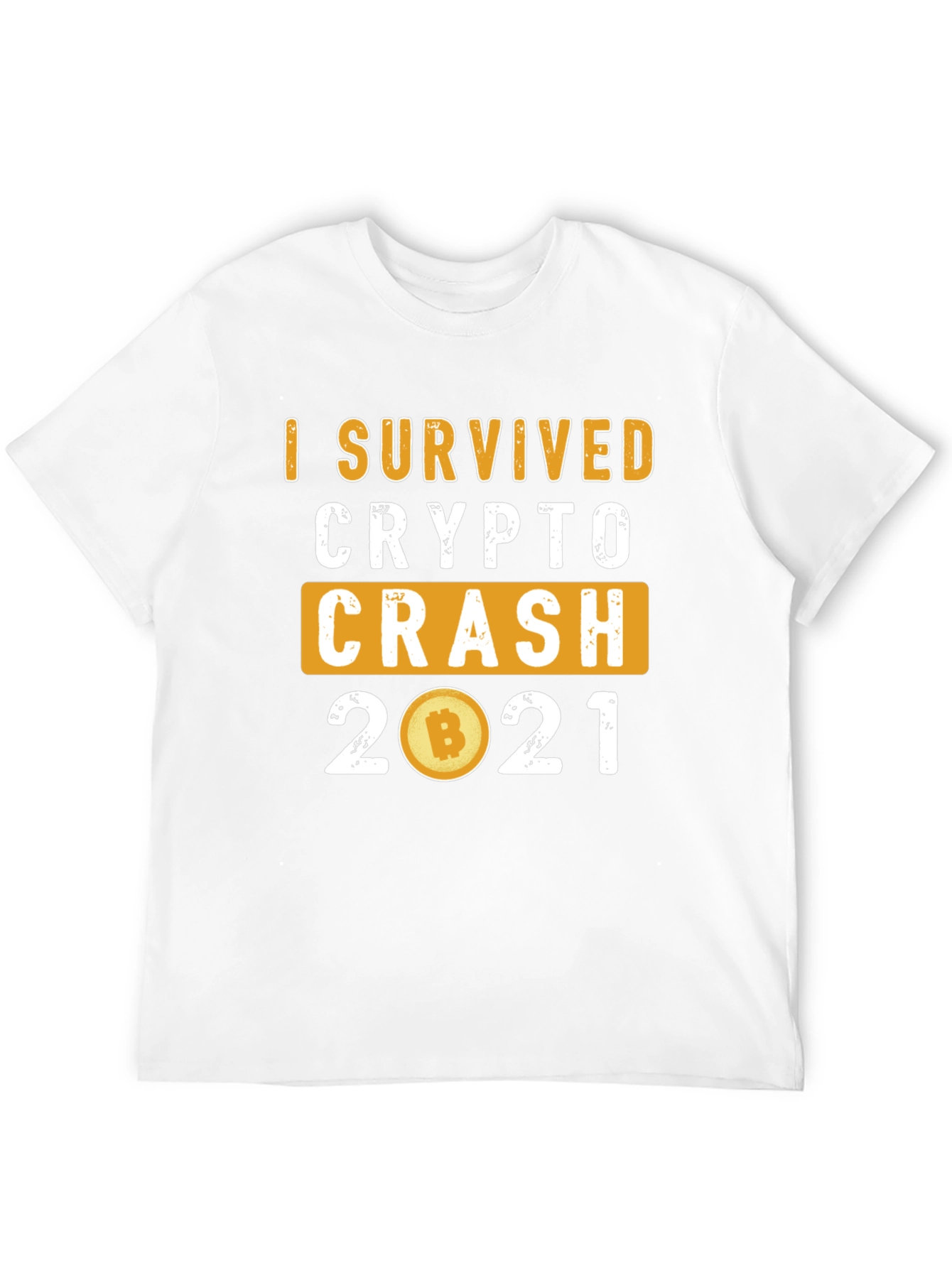 Camiseta Crypto Crash 2021: ¡Sobreviví!