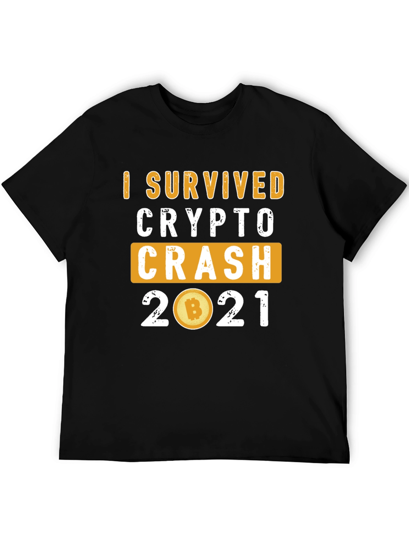 Camiseta Crypto Crash 2021: ¡Sobreviví!