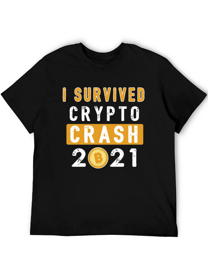 Camiseta Crypto Crash 2021: ¡Sobreviví!