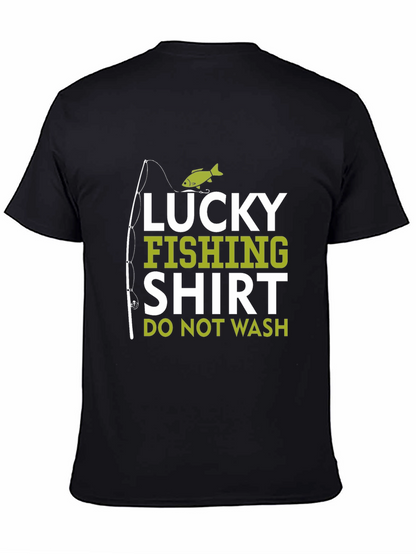 Camiseta Negra Lucky Fishing Shirt para Pesca