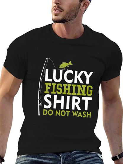 Camiseta Negra Lucky Fishing Shirt para Pesca