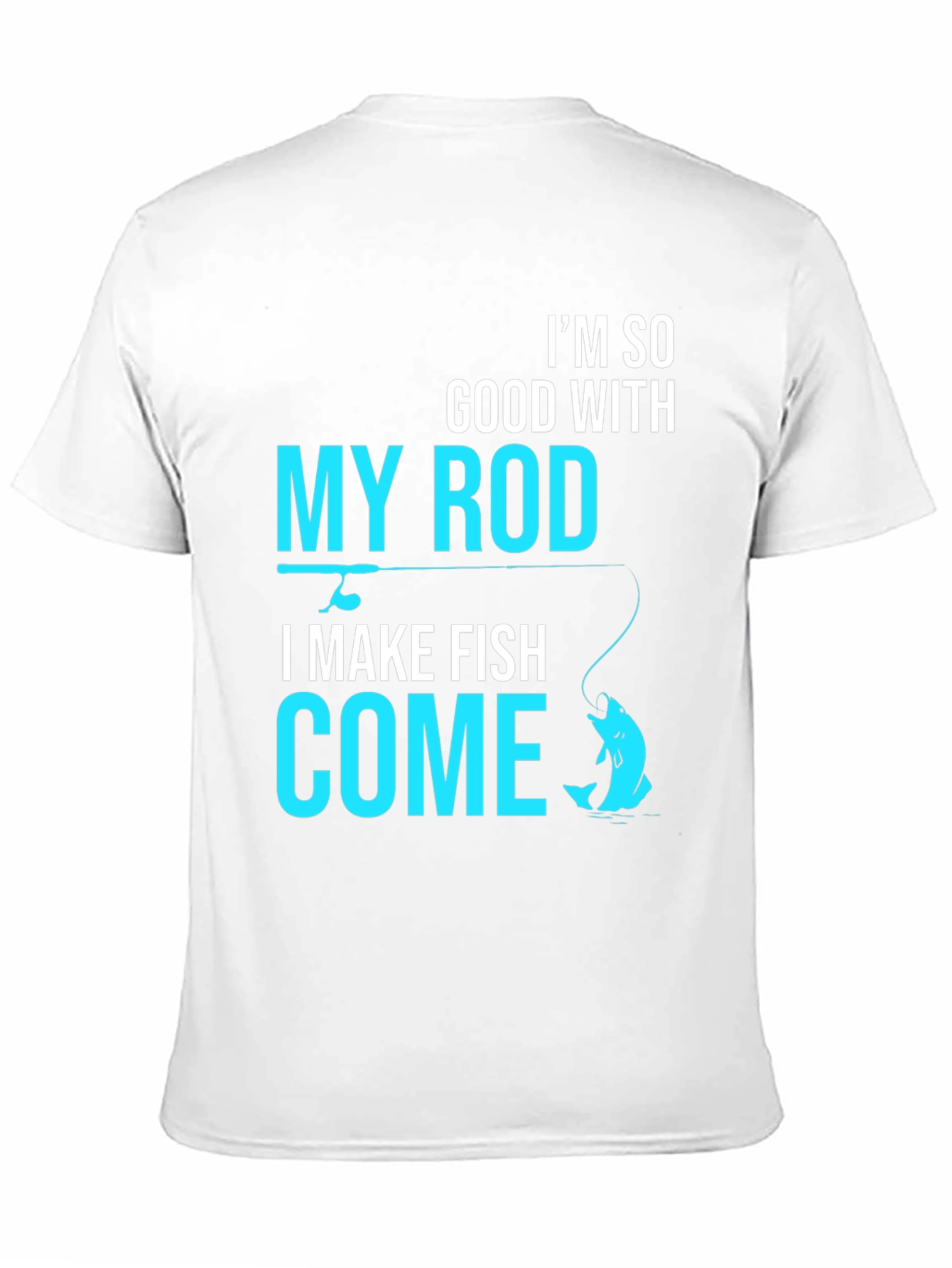 Camiseta Negra con Diseño de Pesca Atrevido