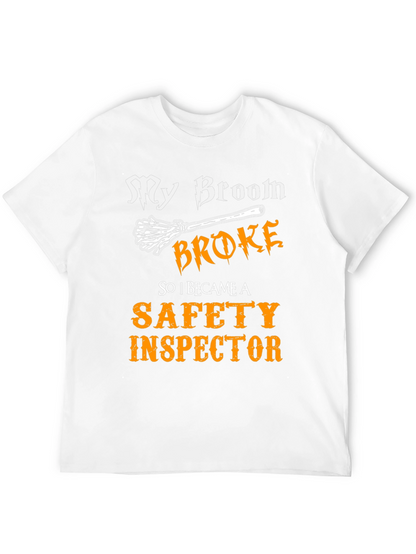 Camiseta Negra Seguridad - Mi Escoba Se Rompió