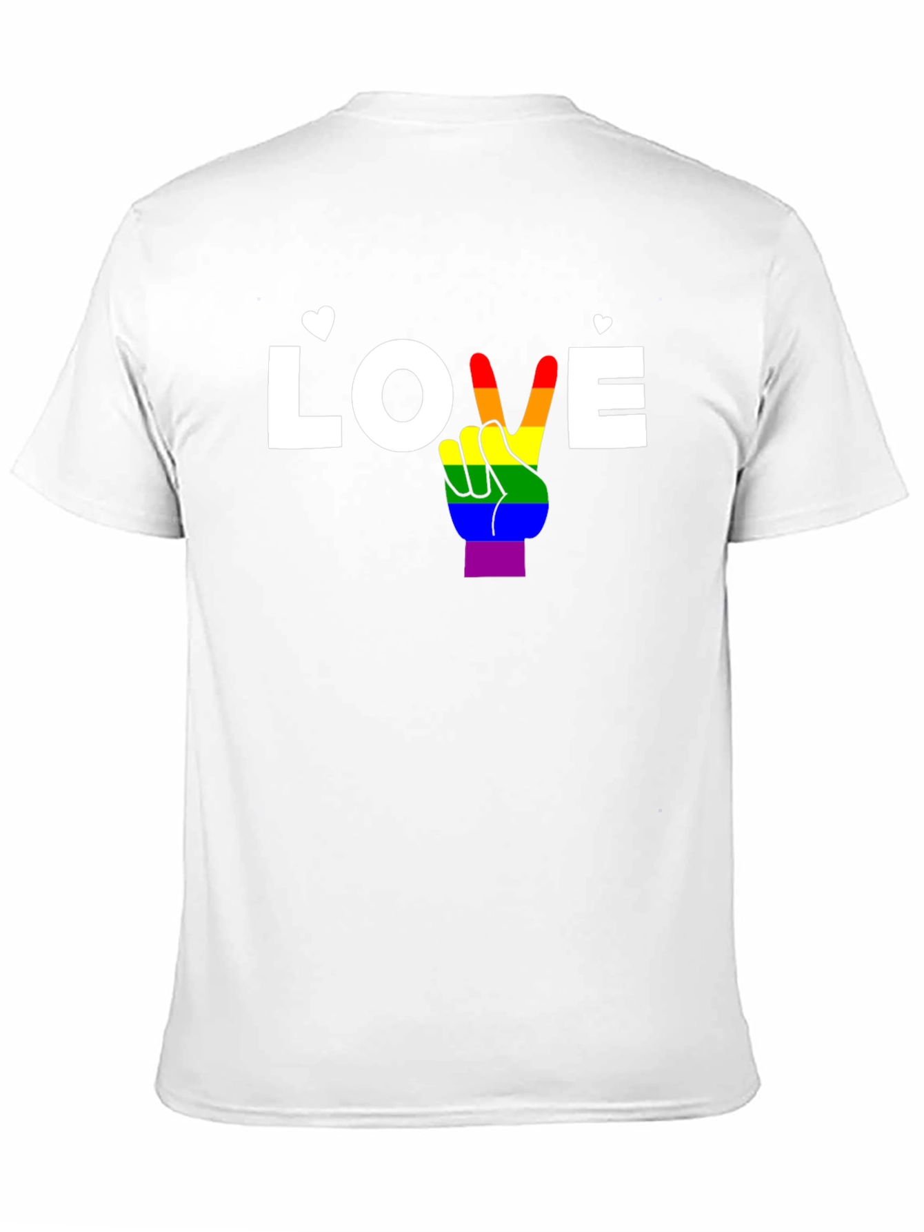 Camiseta Negra Love LGBTQ+ con Diseño Único