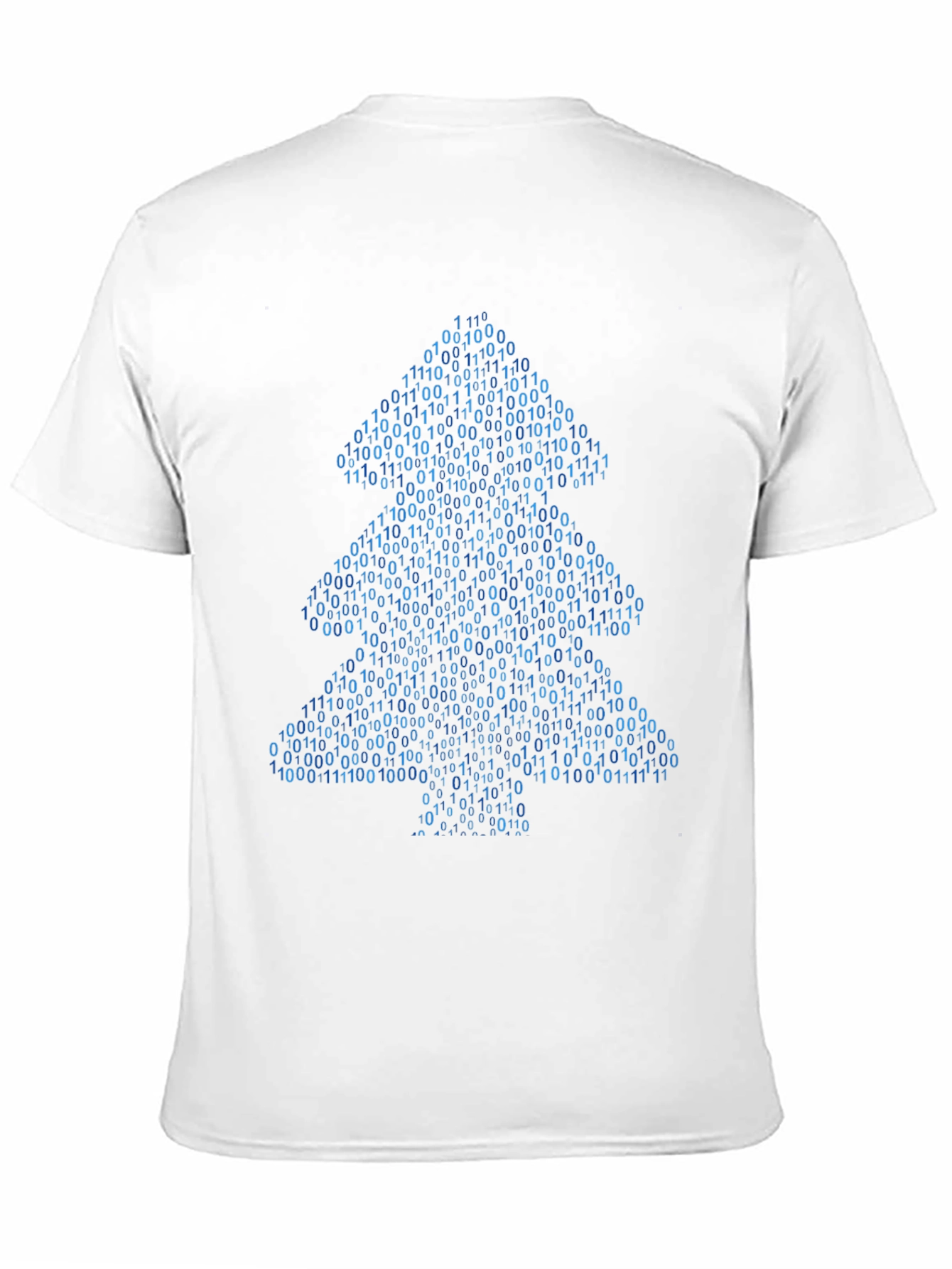 Camiseta Hombre Árbol Binario Navideño