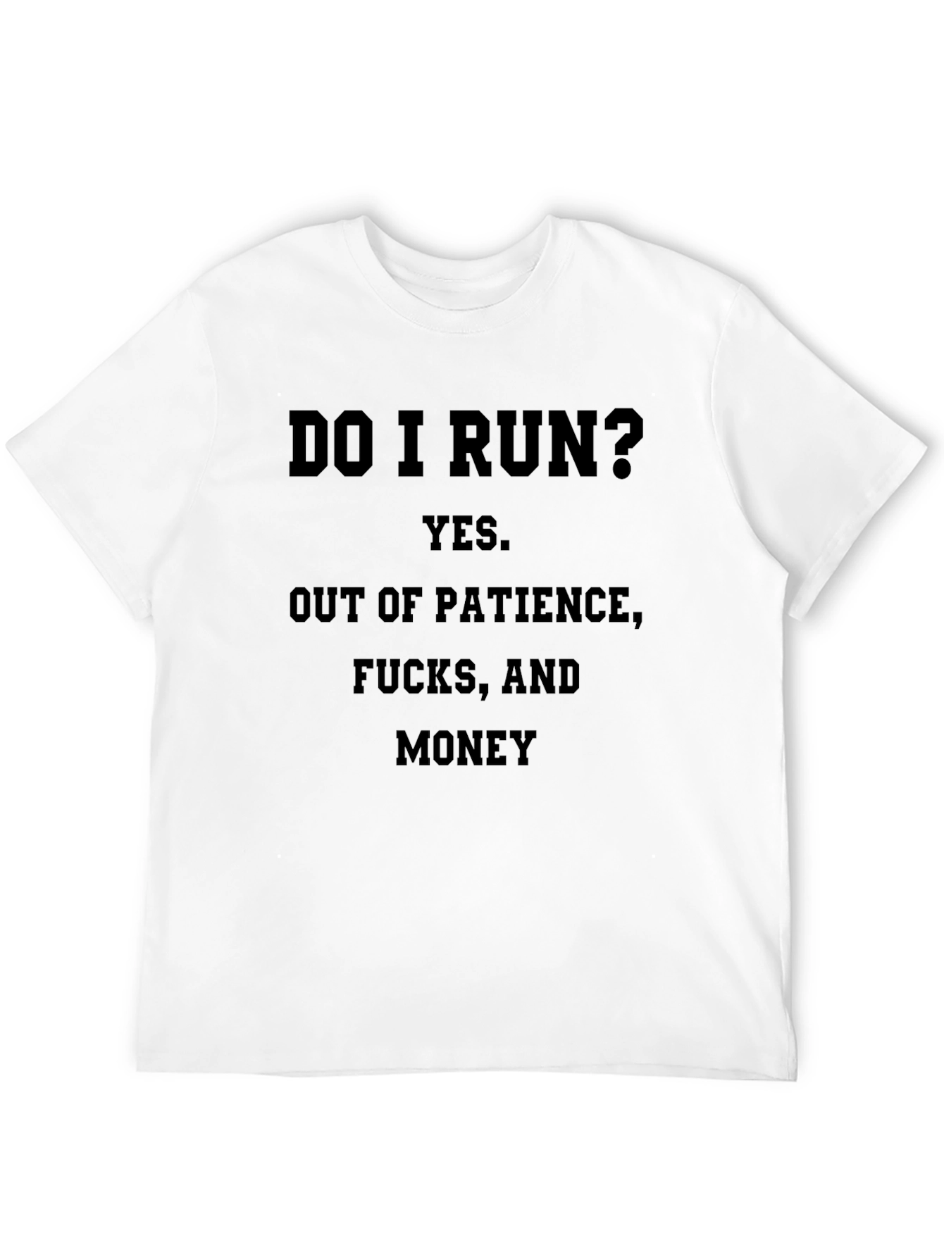 Camiseta Negra con Estampado Humorístico