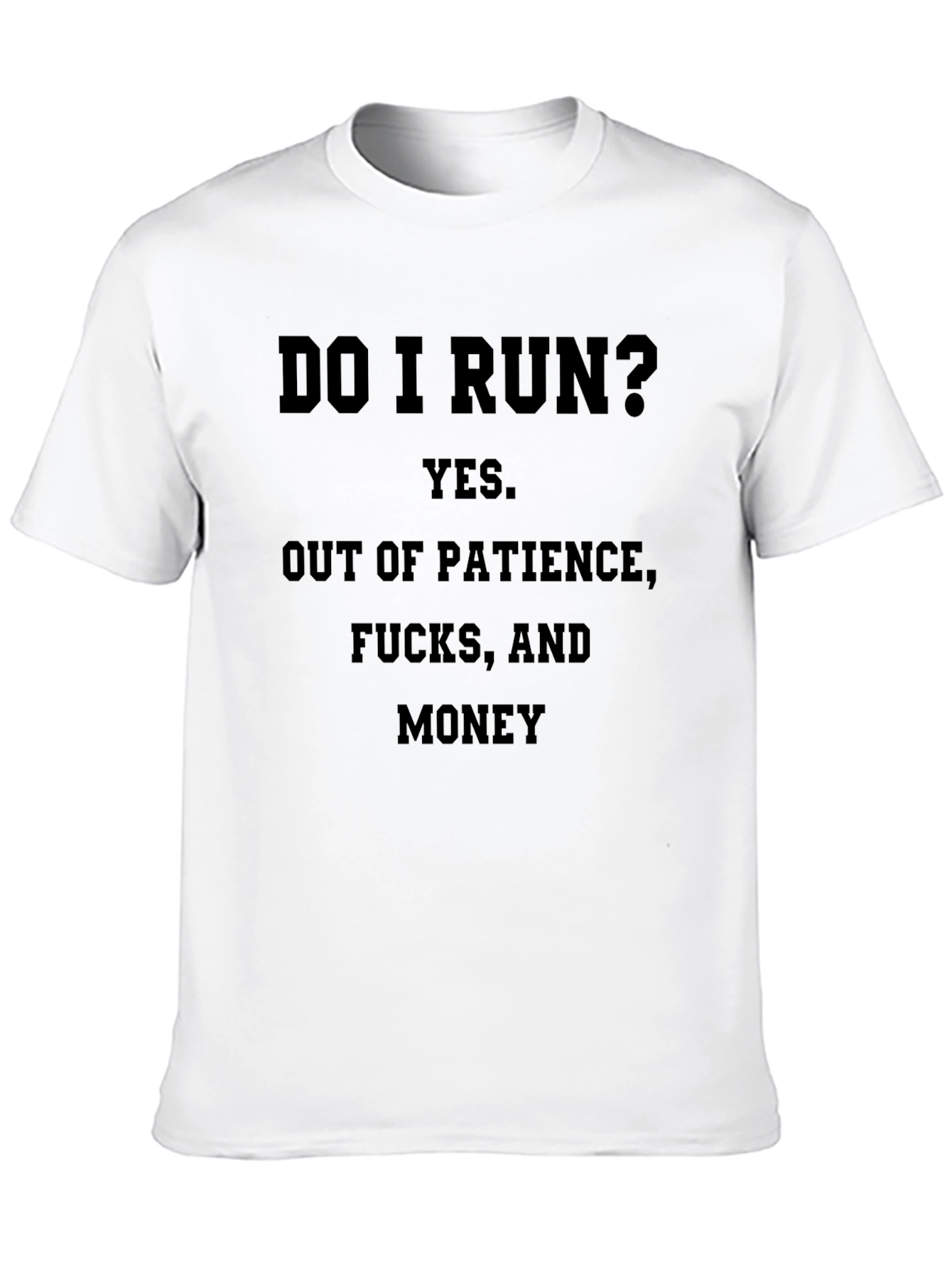 Camiseta Negra con Estampado Humorístico