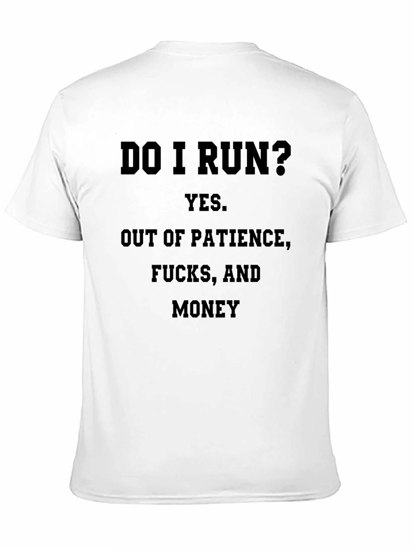 Camiseta Negra con Estampado Humorístico