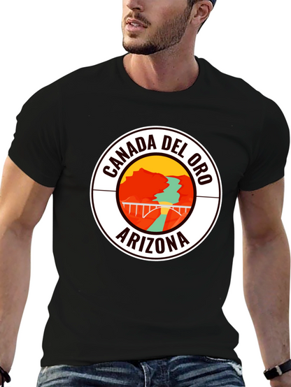 Camiseta Negra Cañada del Oro Arizona