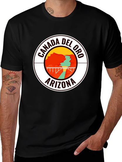 Camiseta Negra Cañada del Oro Arizona