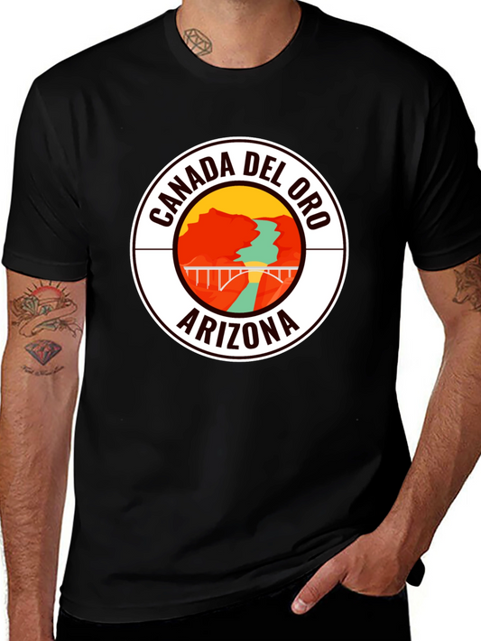 Camiseta Negra Cañada del Oro Arizona