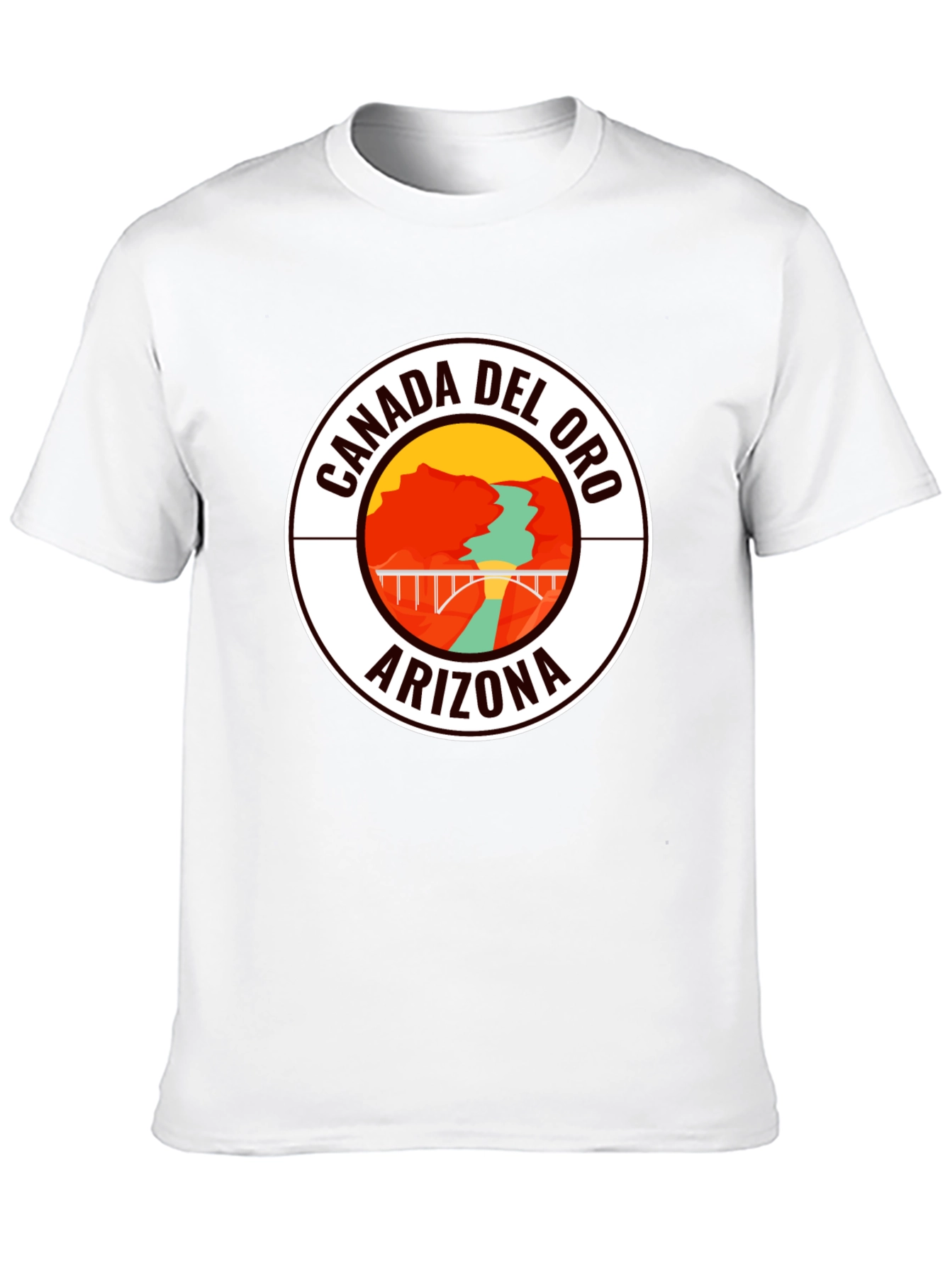 Camiseta Negra Cañada del Oro Arizona