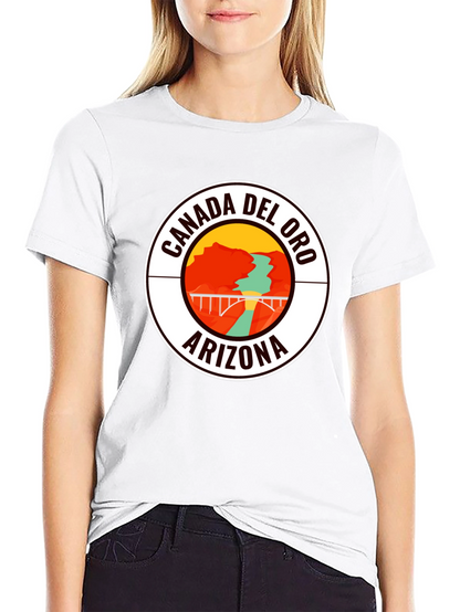 Camiseta Negra Cañada del Oro Arizona