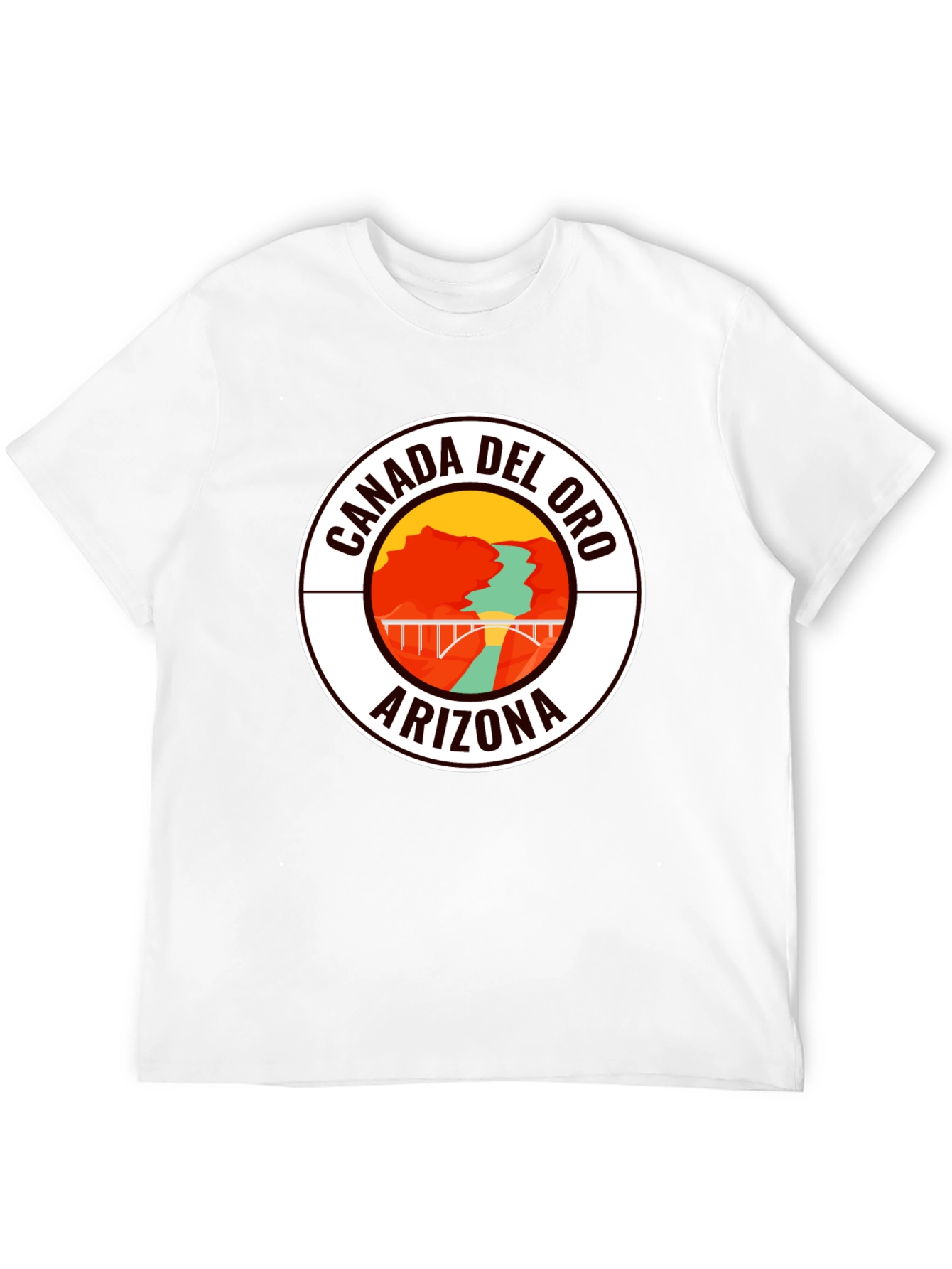 Camiseta Negra Cañada del Oro Arizona