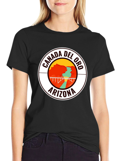 Camiseta Negra Cañada del Oro Arizona