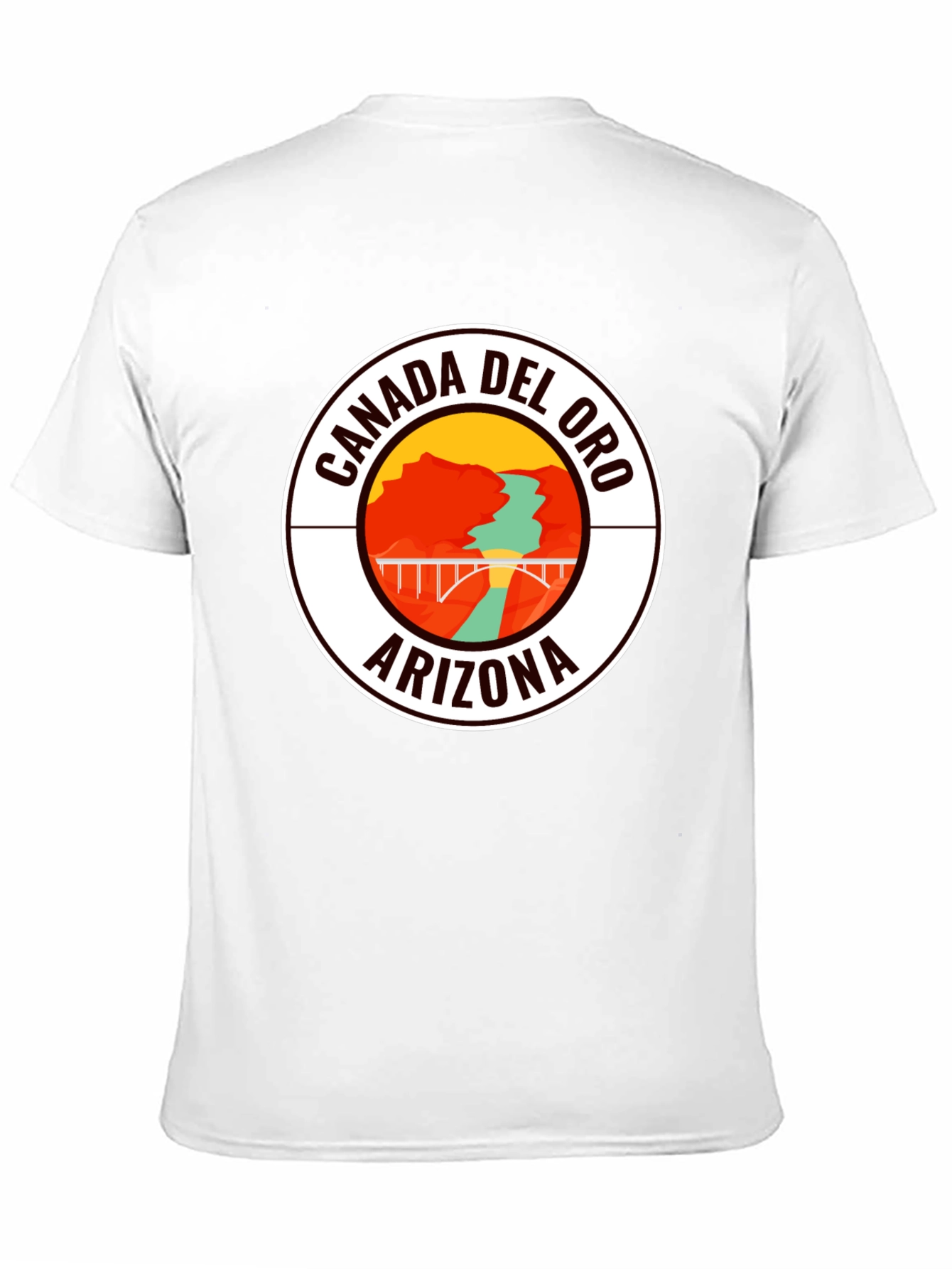 Camiseta Negra Cañada del Oro Arizona