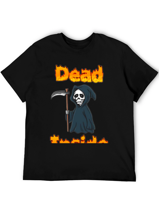 Camiseta Negra Grim Reaper Dead Inside