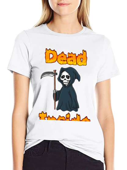 Camiseta Negra Grim Reaper Dead Inside