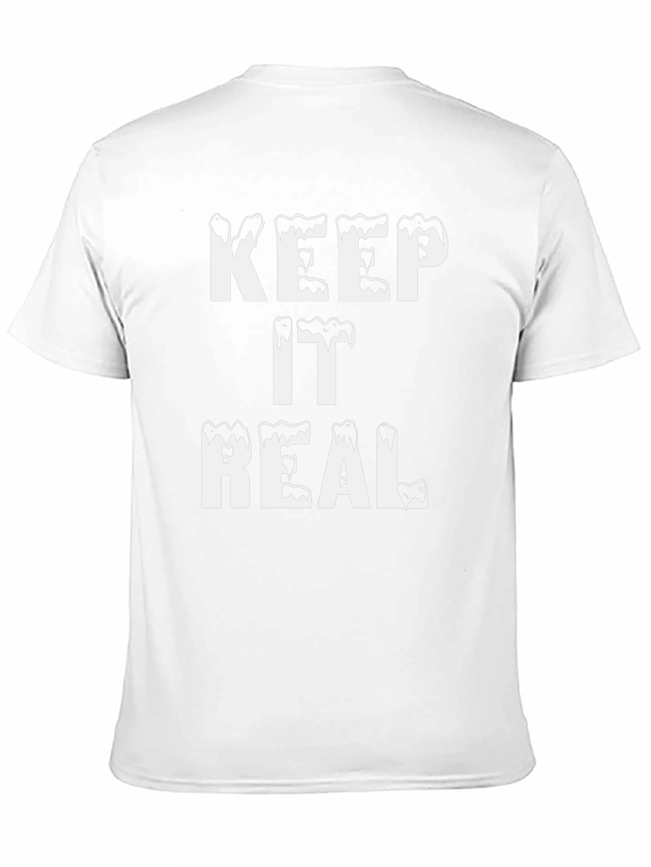 Camiseta Negra Keep It Real con Estilo Único