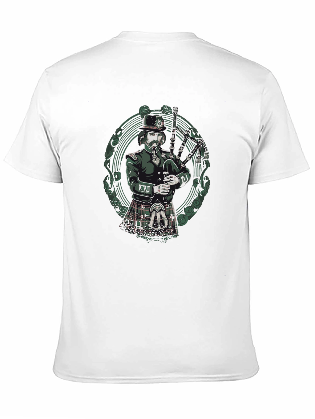 Camiseta Negra Hombre Diseño Gaélico