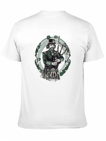 Camiseta Negra Hombre Diseño Gaélico