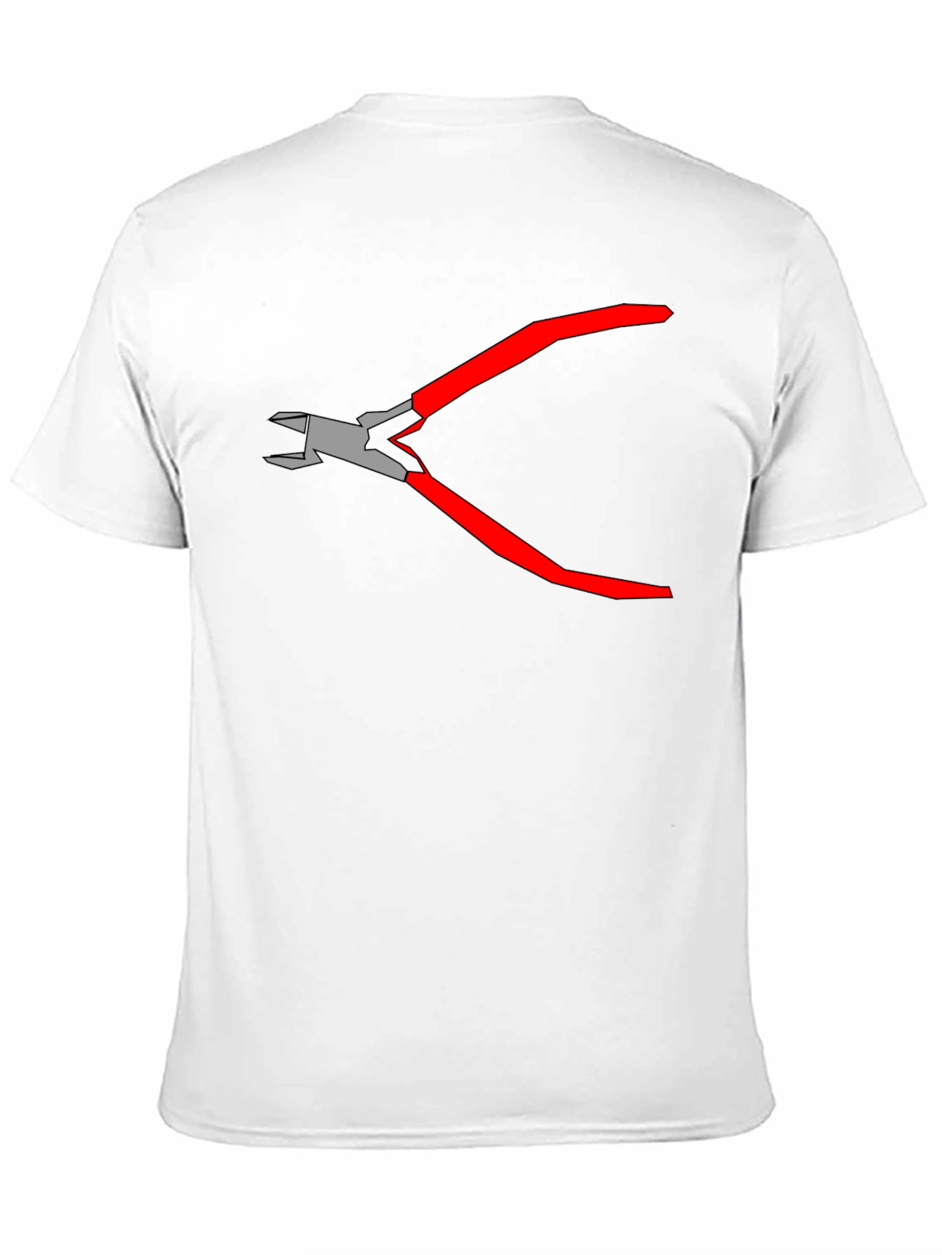 Camiseta Negra con Diseño de Alicates Gráficos