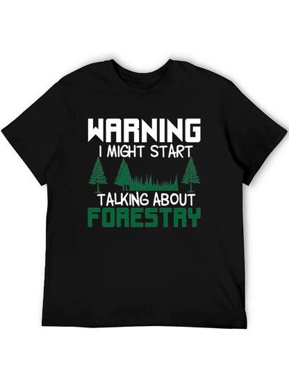 Camiseta Forestry para Amantes de la Naturaleza