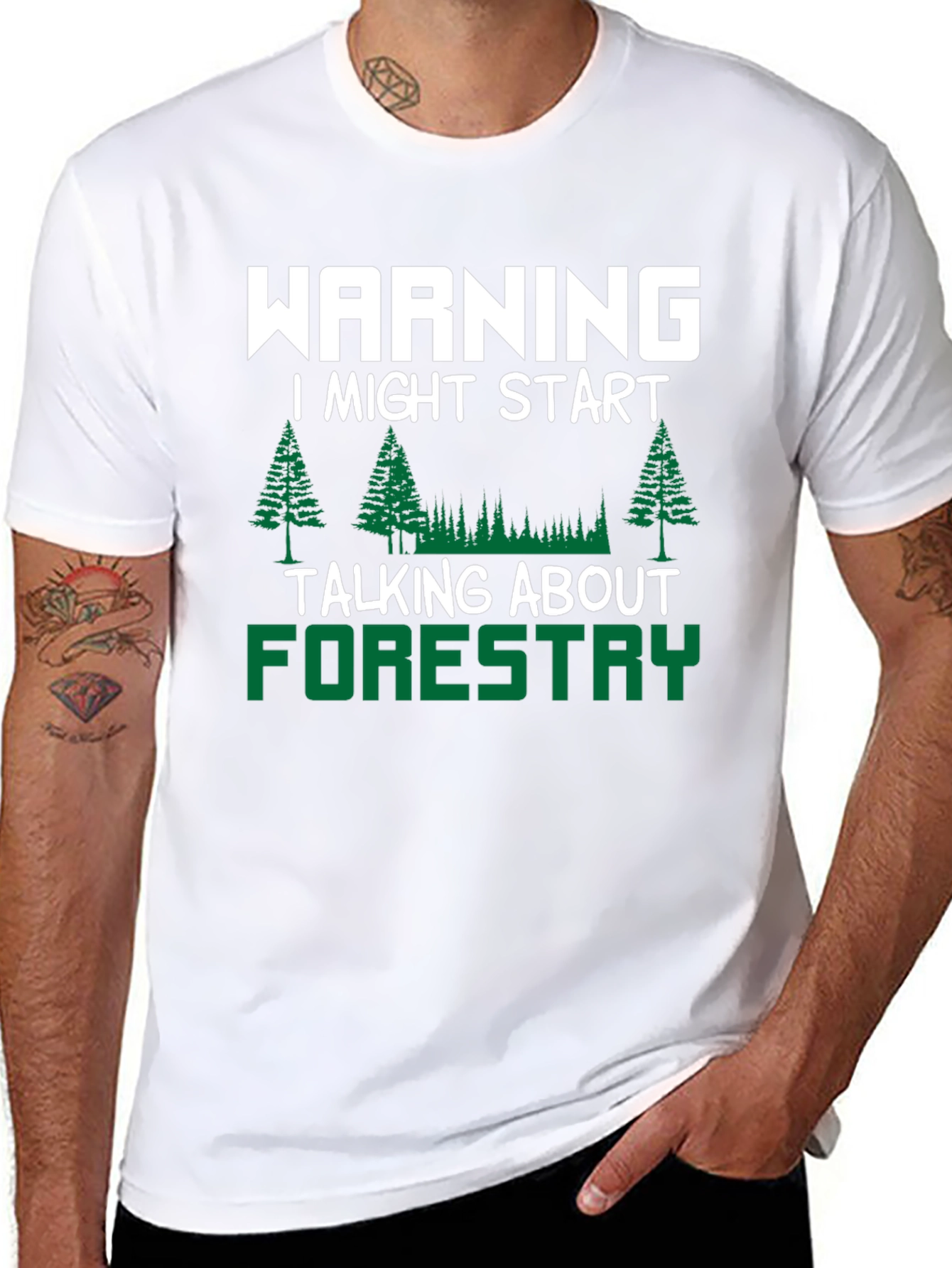 Camiseta Forestry para Amantes de la Naturaleza