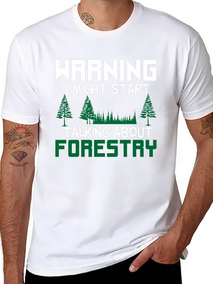 Camiseta Forestry para Amantes de la Naturaleza