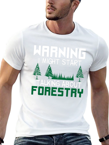 Camiseta Forestry para Amantes de la Naturaleza
