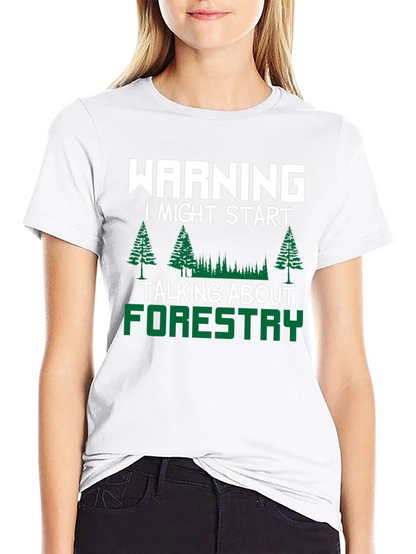 Camiseta Forestry para Amantes de la Naturaleza