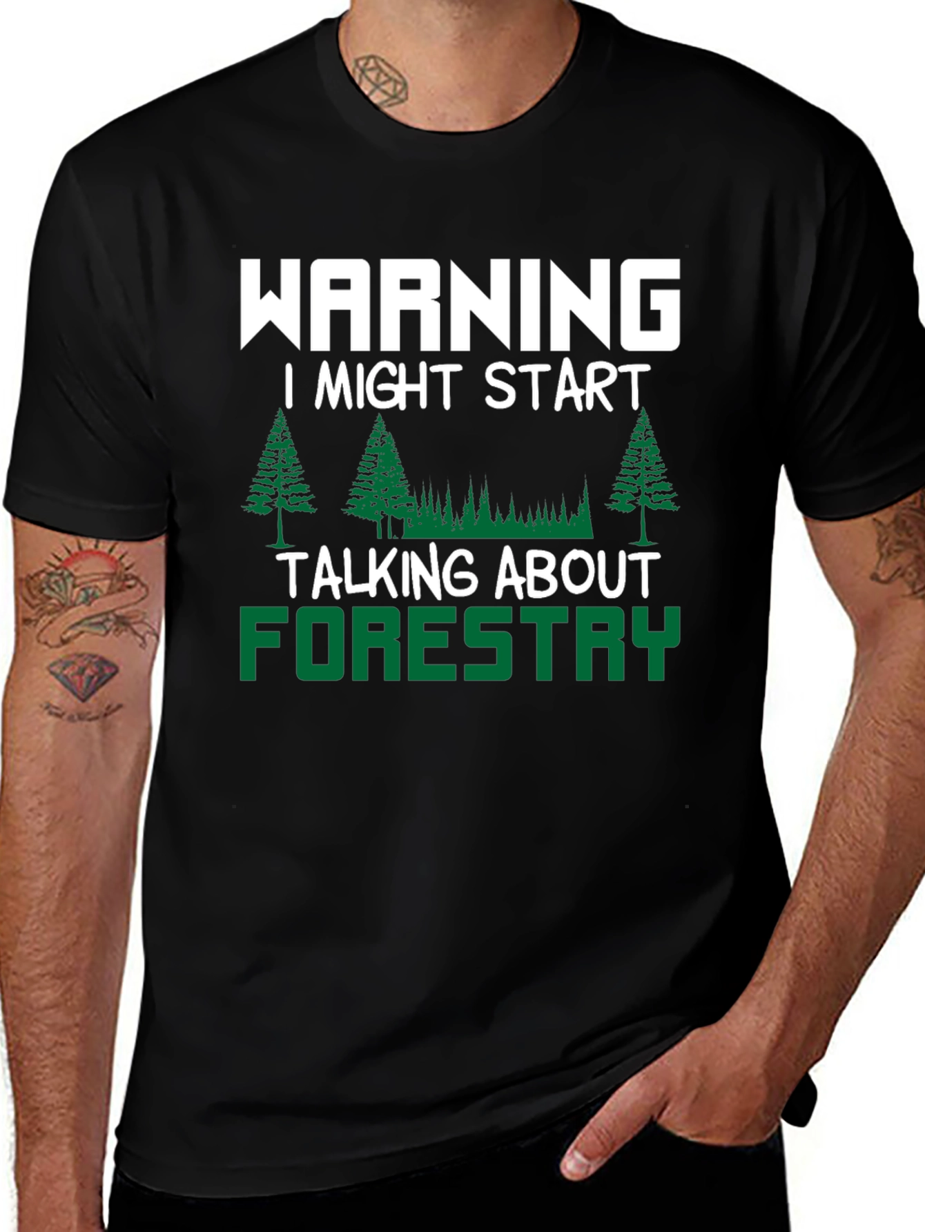 Camiseta Forestry para Amantes de la Naturaleza