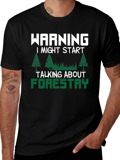 Camiseta Forestry para Amantes de la Naturaleza