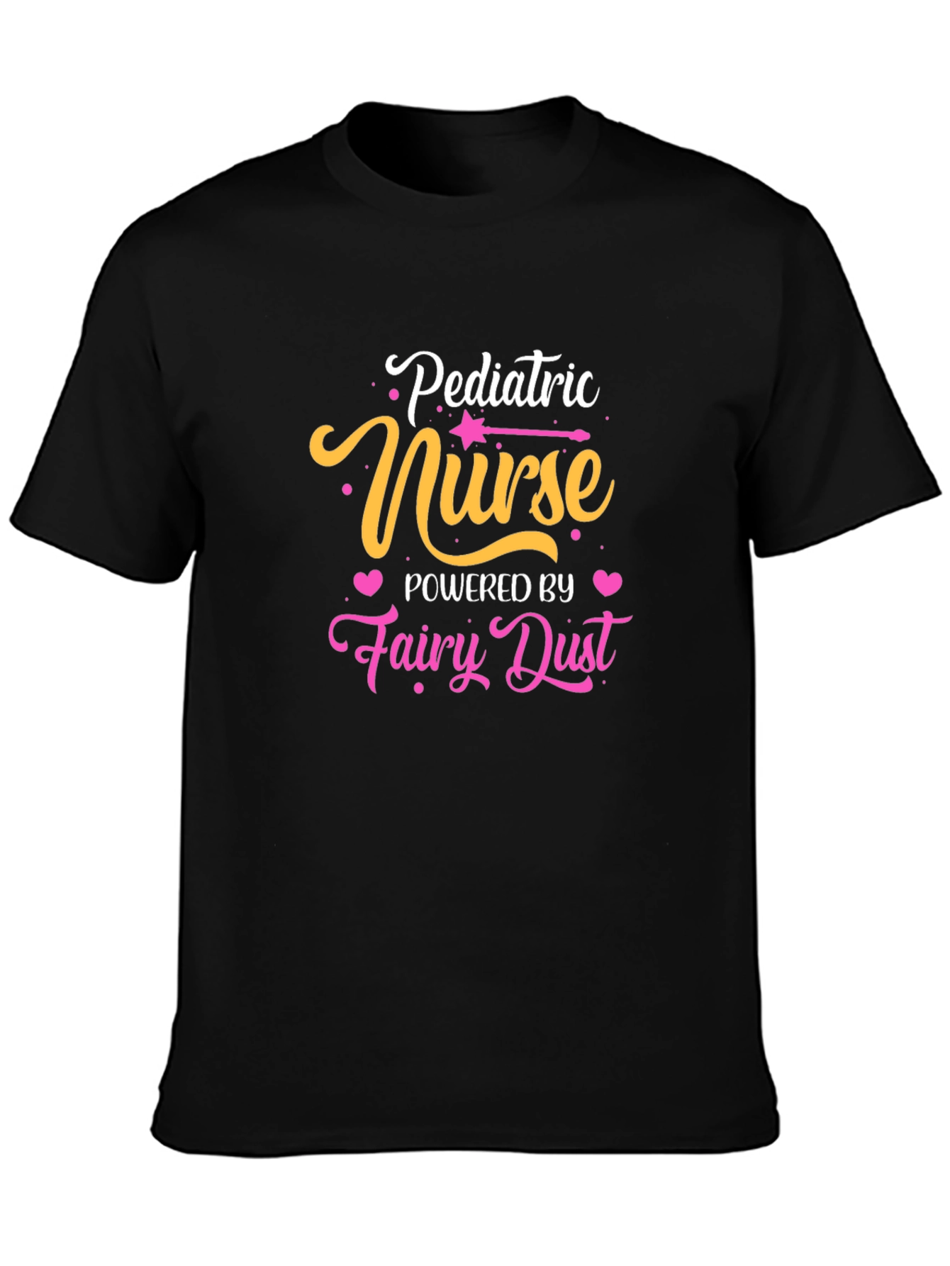 Camiseta Negra Pediatric Nurse