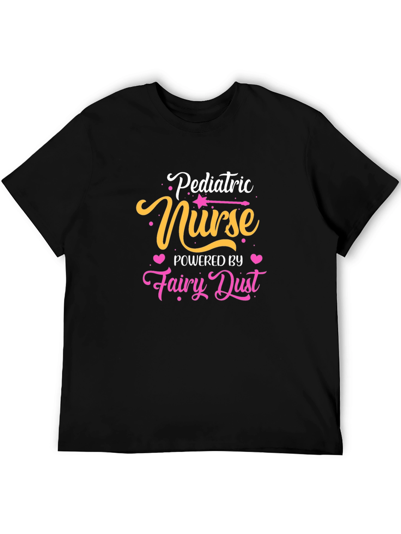 Camiseta Negra Pediatric Nurse