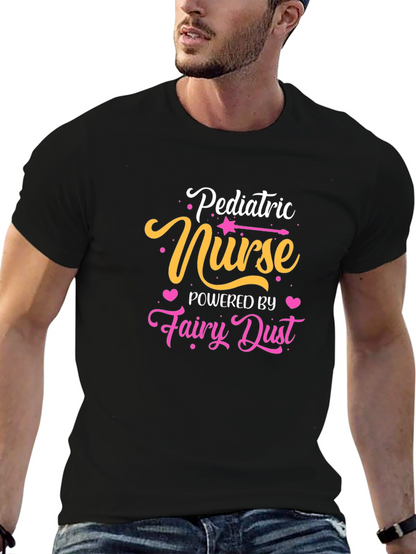 Camiseta Negra Pediatric Nurse