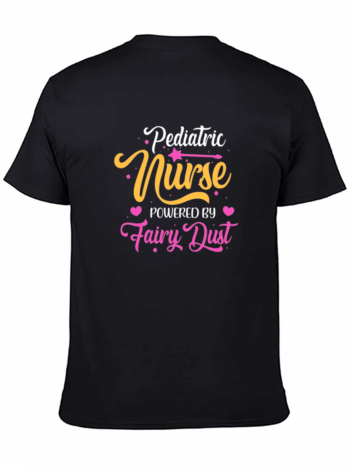 Camiseta Negra Pediatric Nurse