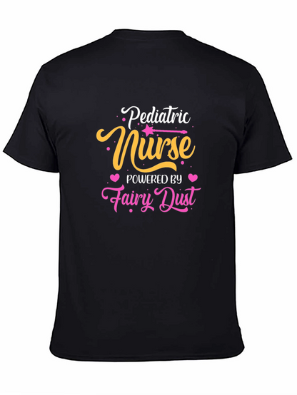Camiseta Negra Pediatric Nurse