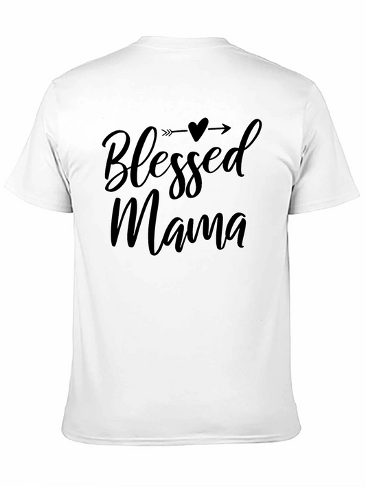 Camiseta Negra Blessed Mama para Mamás