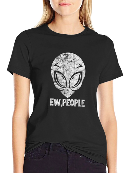 Camiseta Hombre Alien Ew People - Estilo Casual