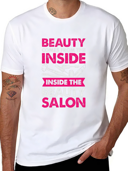 Camiseta Negra Beauty Comes From The Inside
