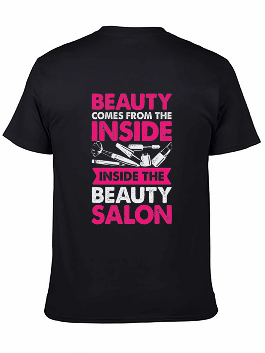 Camiseta Negra Beauty Comes From The Inside