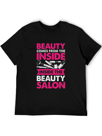 Camiseta Negra Beauty Comes From The Inside