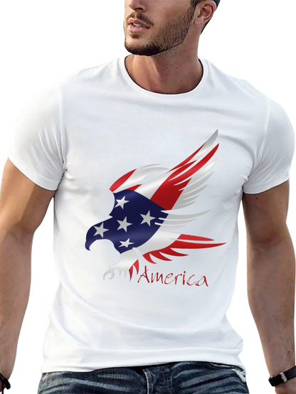 Camiseta Negra Águila Americana