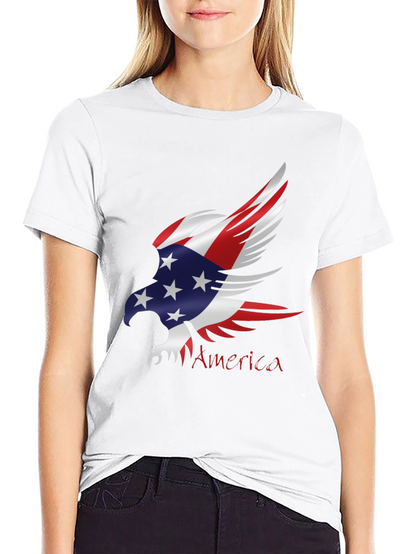 Camiseta Negra Águila Americana