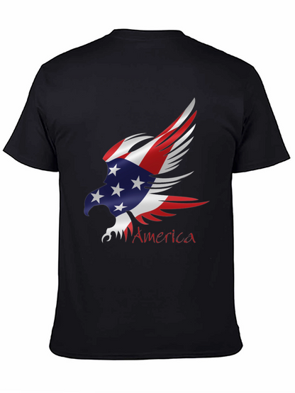 Camiseta Negra Águila Americana