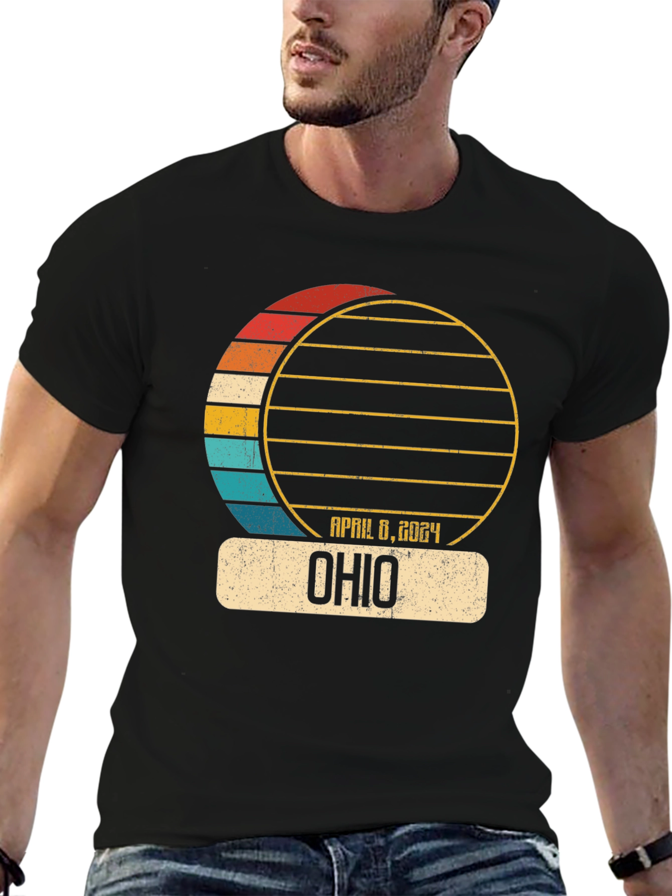 Camiseta Eclipse Solar Ohio 8 Abril 2024