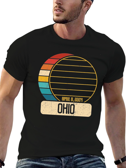Camiseta Eclipse Solar Ohio 8 Abril 2024