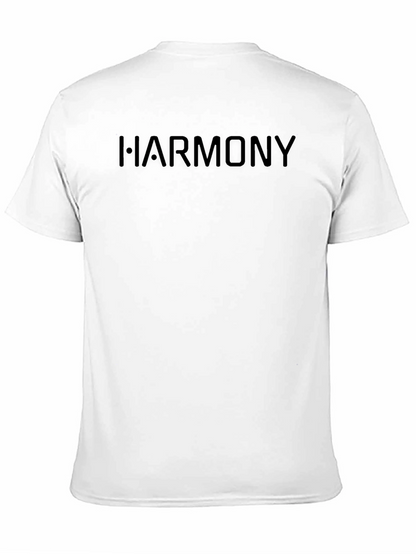 Camiseta Negra Harmony Casual Hombre
